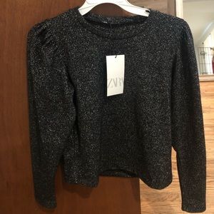 Zara puff sleeve top